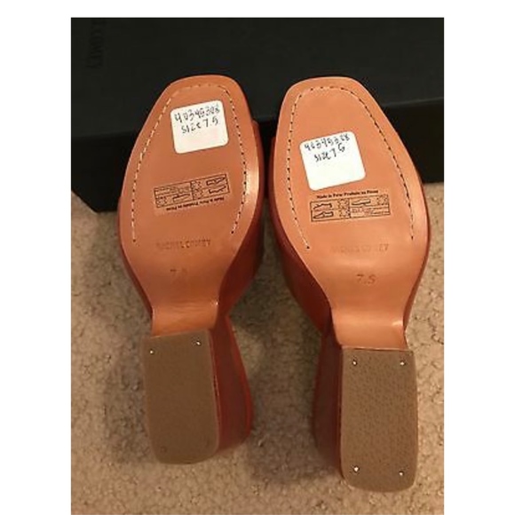 ANTHROPOLOGIE BY RACHEL COMEY HESS MULES SIZE 7,5M - Picture 5 of 6